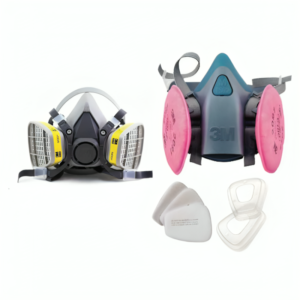 Máscara media cara reutilizable de silicona