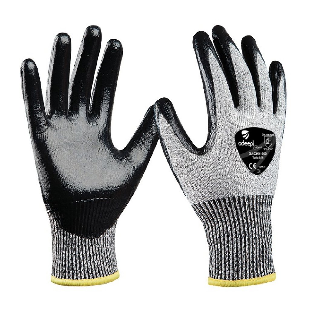 𝐆𝐔𝐀𝐍𝐓𝐄 𝐀𝐍𝐓𝐈𝐂𝐎𝐑𝐓𝐄 𝐆𝐀𝐂𝐇𝐍-𝟒𝟎𝟎 𝐀𝐃𝐄𝐄𝐏𝐈 𝐆𝐋𝐎𝐕𝐄𝐒 2 GUANTE ANTICORTE GANCH-400 ADEEPI - Image 1