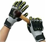 GUANTE DE TRABAJO RESISTENTE A IMPACTOS Y CORTE GRIS - Image 3