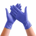 GUANTES DE NITRILO AZUL 5.5 MICRAS