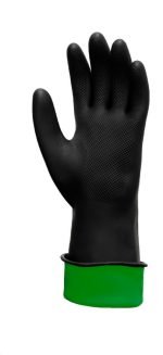 GUANTES BICOLOR CAUCHO CALIBRE 25 - Image 2