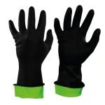 GUANTES BICOLOR CAUCHO CALIBRE 25
