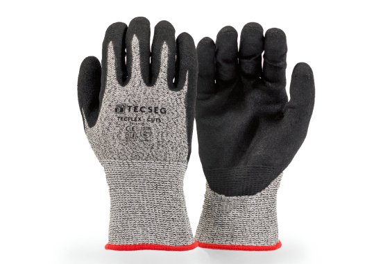 Guantes anticorte con fibra de vidrio Tecseg CUT 5