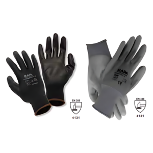 Guantes revestidos con palma de poliuretano