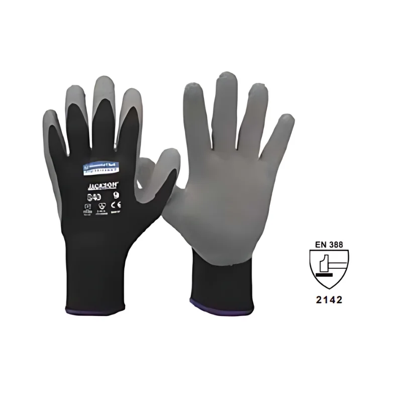Guantes recubiertos de látex