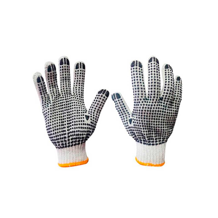 Guantes tejidos con puntos de PVC Master