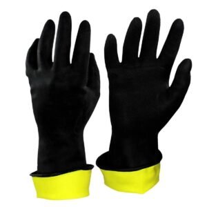 Guante de caucho bicolor C-22