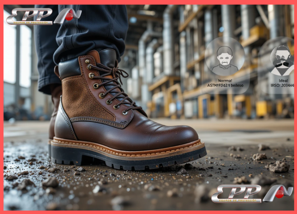 botas resistentes a hidrocarburos y aceites

