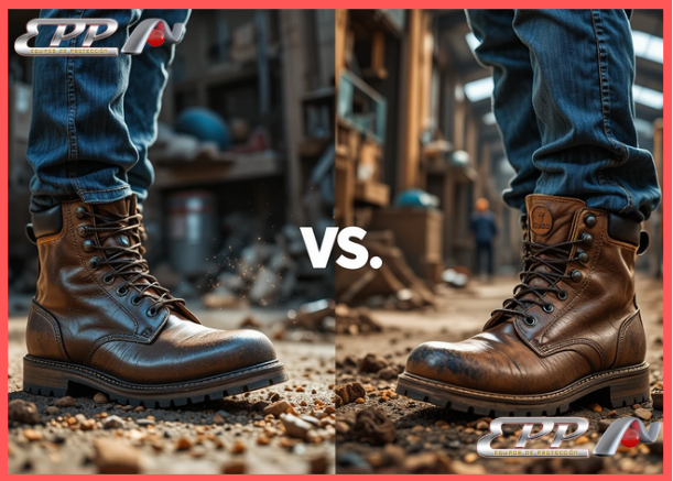 botas con puntera composite