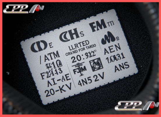 botas con aislamiento eléctrico